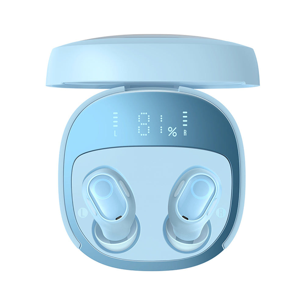 Handsfree Bluetooth Baseus WM02+, TWS, Blå NGTW370303