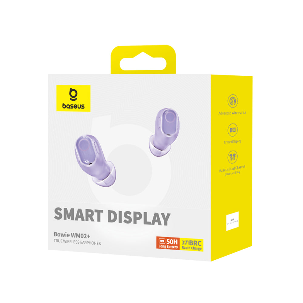 Handsfree Bluetooth Baseus WM02+, TWS, Purple NGTW370305