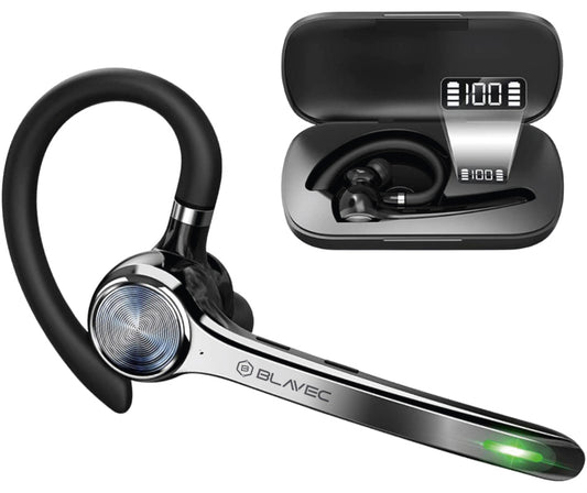 Blavec Talk 1 Bluetooth-håndfri, MultiPoint, A2DP, sort