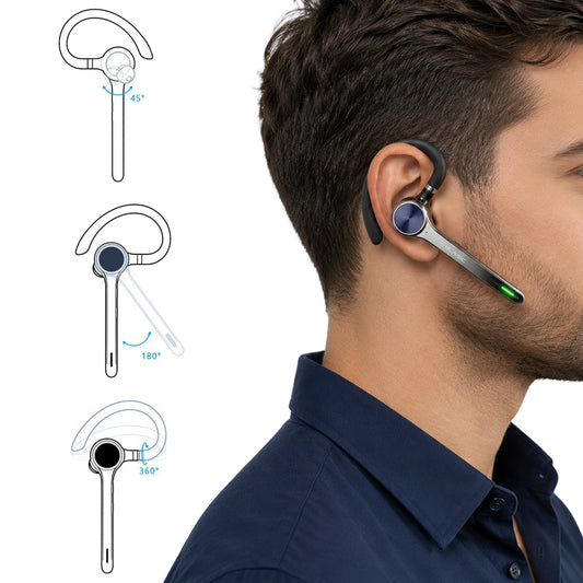 Blavec Talk 1 Bluetooth-håndfri, MultiPoint, A2DP, sort