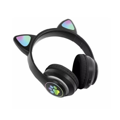 Handsfree Bluetooth Borofone BO18 Cat Ear, A2DP, Sort