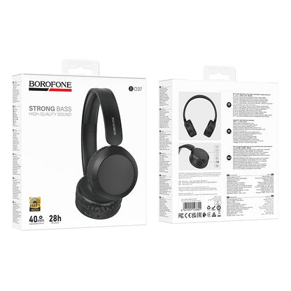 Handsfree Bluetooth Borofone BO37 Marvellous, A2DP, Sort