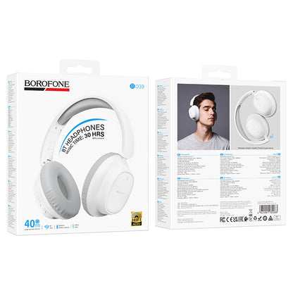 Borofone BO39 Melotide Bluetooth-håndfri, A2DP, hvid