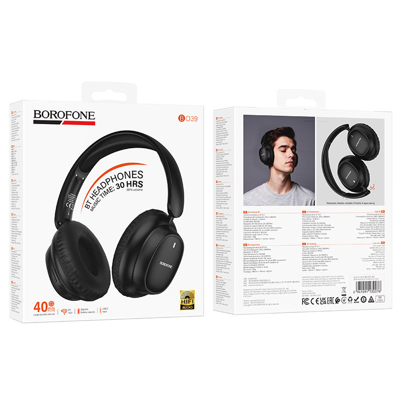 Borofone BO39 Melotide Bluetooth Handsfree, A2DP, Black