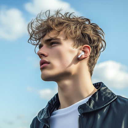 Handsfree Bluetooth Borofone BW88 Deep Rhyme, TWS, Hvid