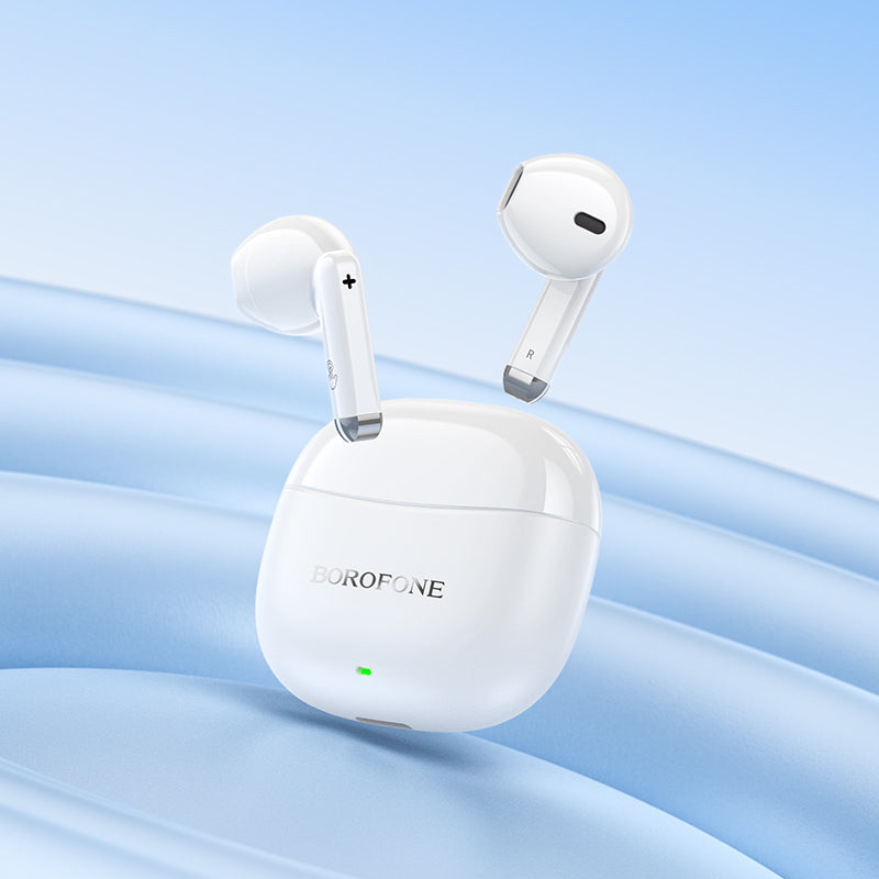 Handsfree Bluetooth Borofone BW88 Deep Rhyme, TWS, Hvid