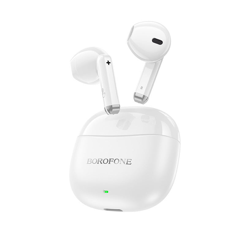 Handsfree Bluetooth Borofone BW88 Deep Rhyme, TWS, Hvid