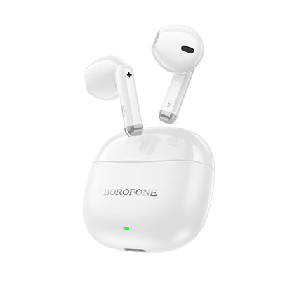 Handsfree Bluetooth Borofone BW88 Deep Rhyme, TWS, Hvid