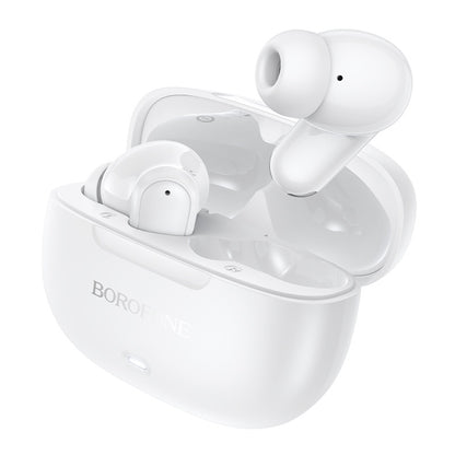 Handsfree Bluetooth Borofone BW96 Mellow, TWS, Hvid