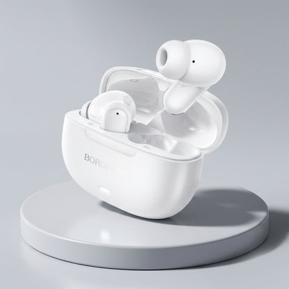 Handsfree Bluetooth Borofone BW96 Mellow, TWS, Hvid