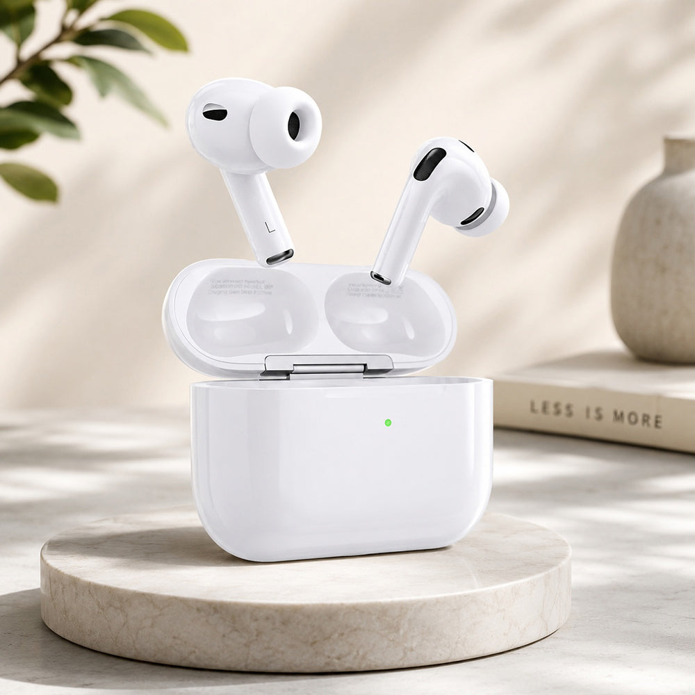 Handsfree Bluetooth Borofone BW99, TWS, ANC, Hvid