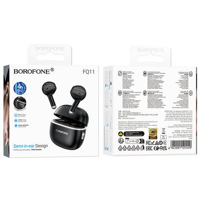 Handsfree Bluetooth Borofone FQ11 Sound, TWS, Sort