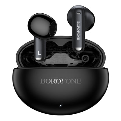 Handsfree Bluetooth Borofone FQ12 Nice, TWS, Sort