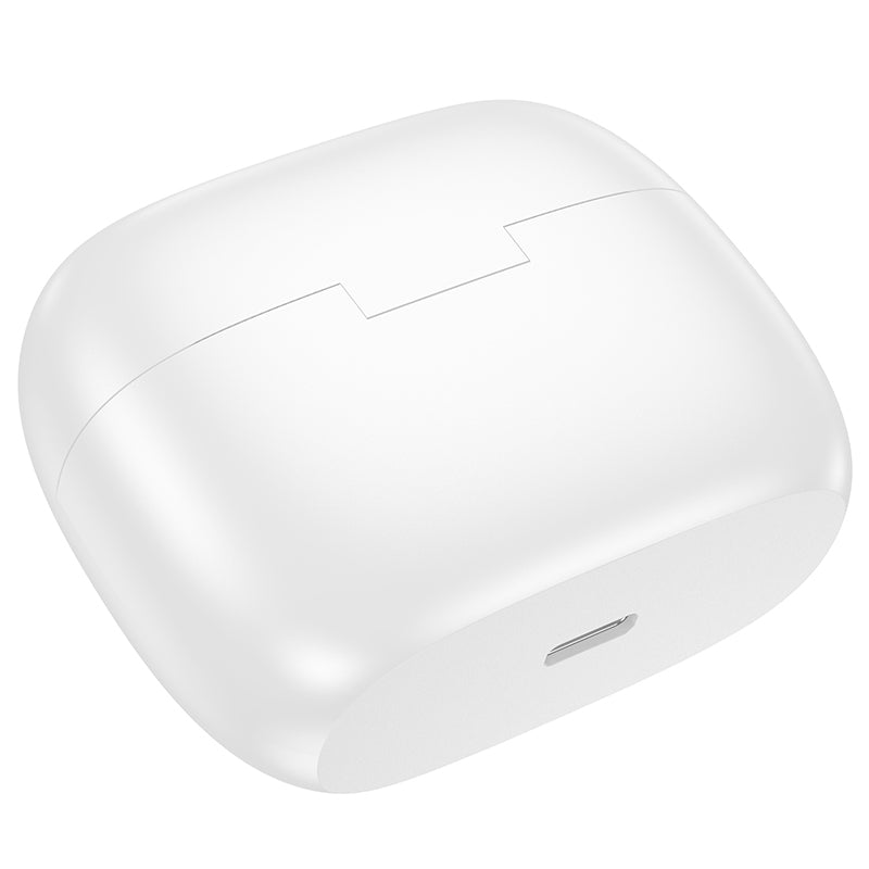 Handsfree Bluetooth Borofone FQ7 Treasure, TWS, ANC, MultiPoint, Hvid