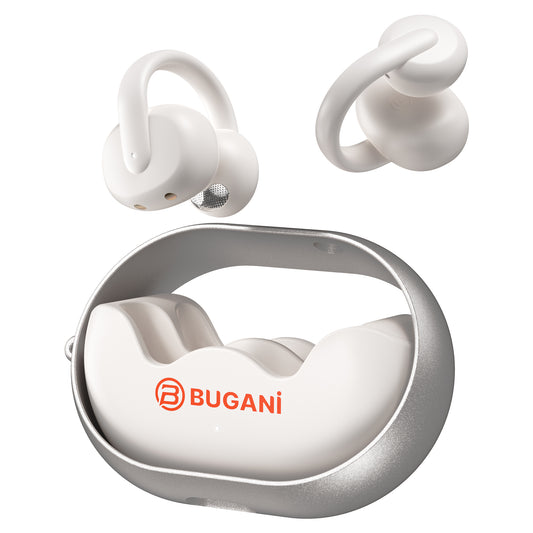 Bluetooth-handsfree Bugani Clip B21, TWS, Hvid