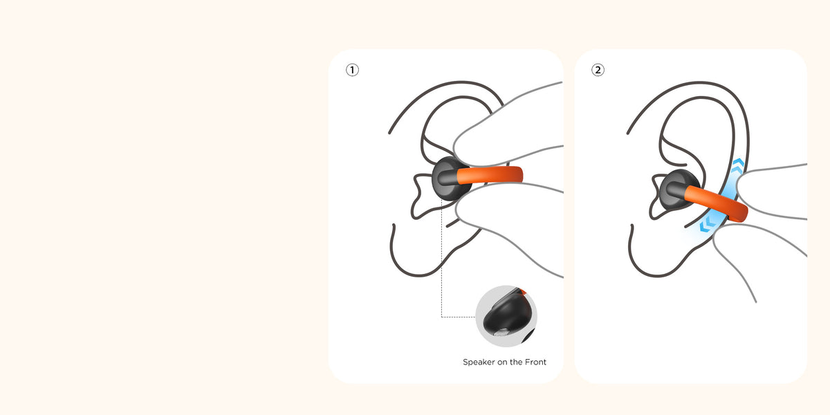 Bluetooth-handsfree Bugani Clip B21, TWS, Hvid