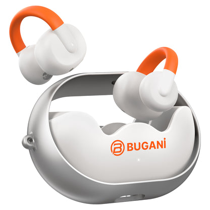 Bluetooth-handsfree Bugani Clip B21, TWS, Hvid