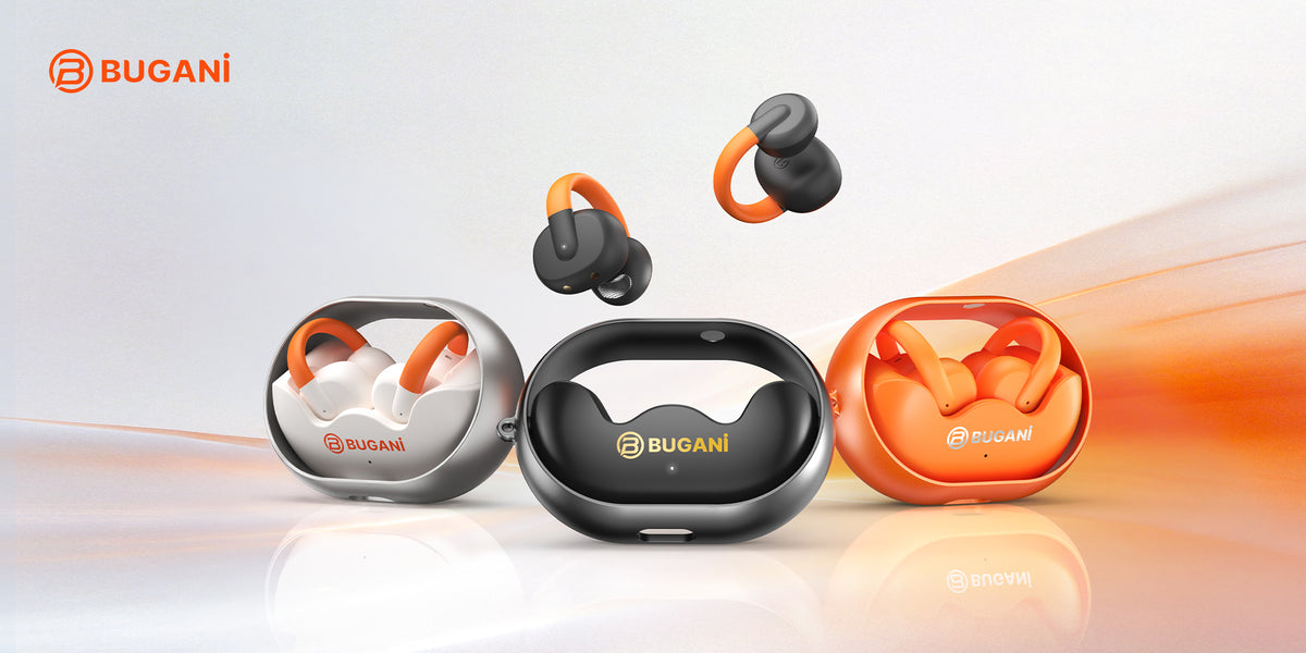 Bluetooth-handsfree Bugani Clip B21, TWS, Hvid