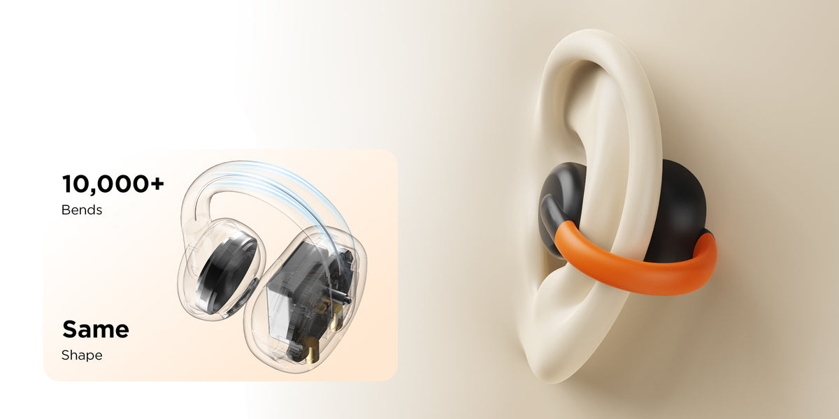 Bluetooth-handsfree Bugani Clip B21, TWS, Hvid