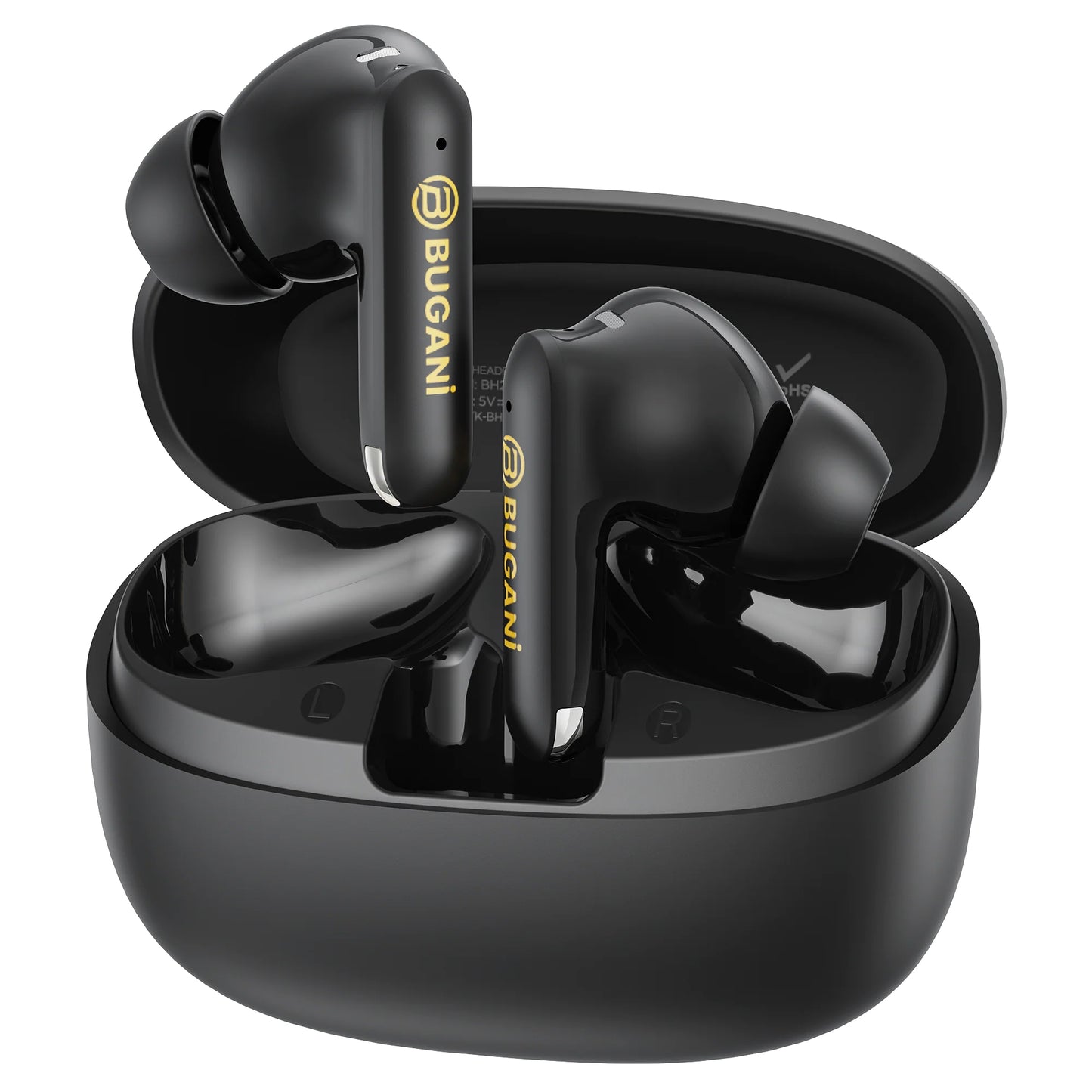Bluetooth-håndfri Bugani Freebuds B20, TWS, ANC, Sort