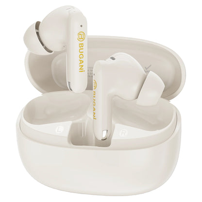 Bluetooth-håndfri Bugani Freebuds B20, TWS, ANC, Lys Creme
