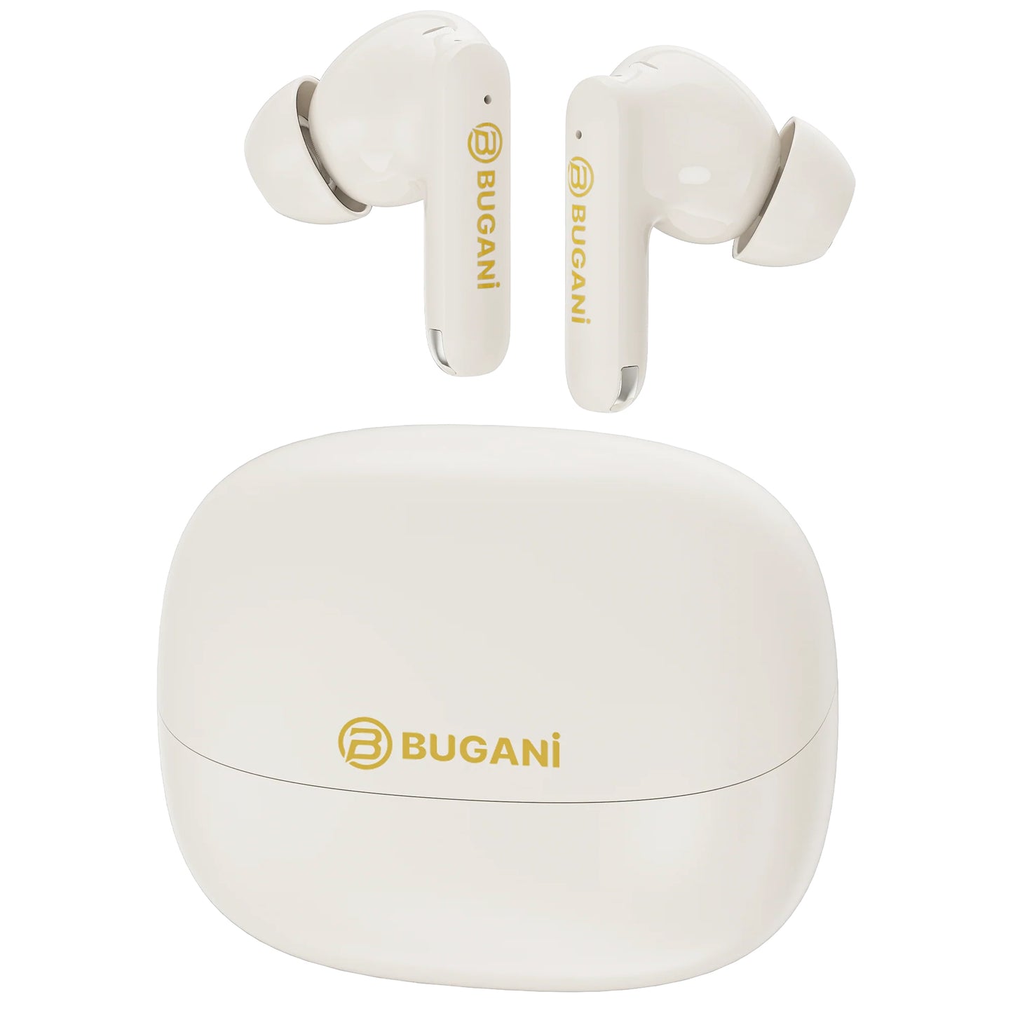 Bluetooth-håndfri Bugani Freebuds B20, TWS, ANC, Lys Creme