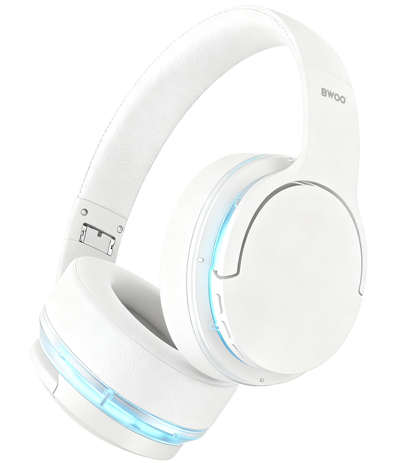 Bluetooth-håndfri BWOO BO-BW587, A2DP, ANC, Hvid