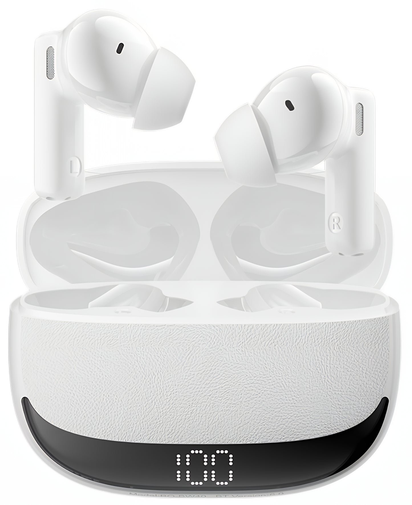 Bluetooth-håndfri BWOO BW40, TWS, ANC, Hvid