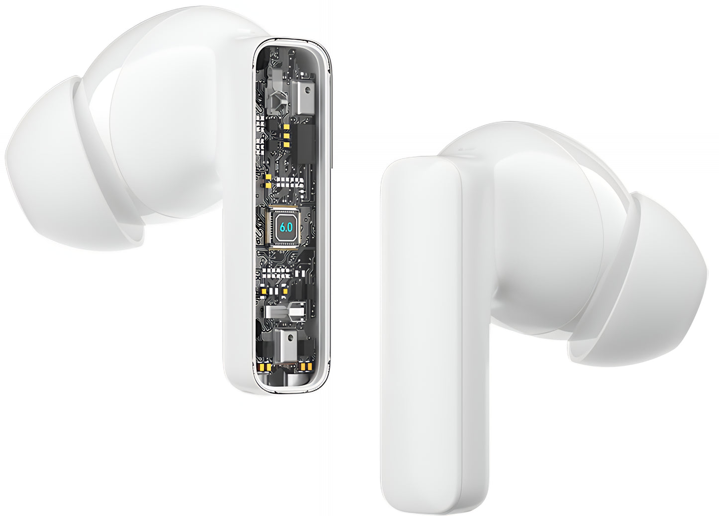 Bluetooth-håndfri BWOO BW40, TWS, ANC, Hvid