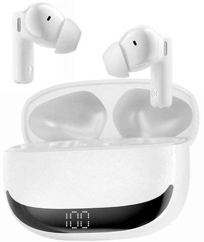 Bluetooth-håndfri BWOO BW40, TWS, ANC, Hvid