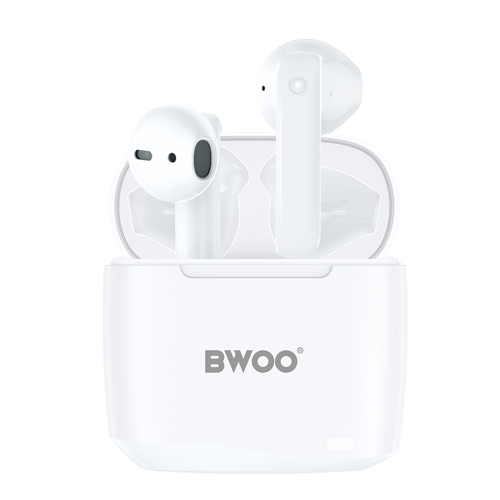 Bluetooth-håndfri BWOO BW94, TWS, Hvid