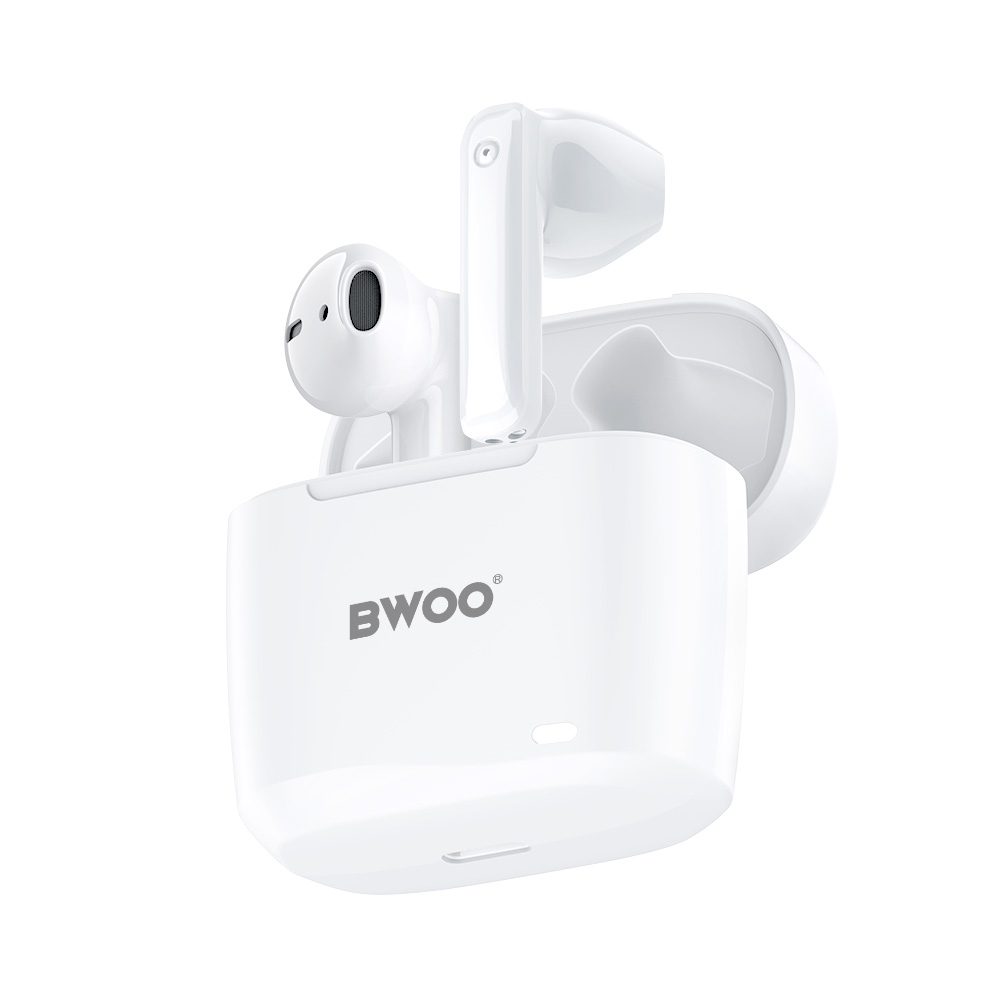 Bluetooth-håndfri BWOO BW94, TWS, Hvid