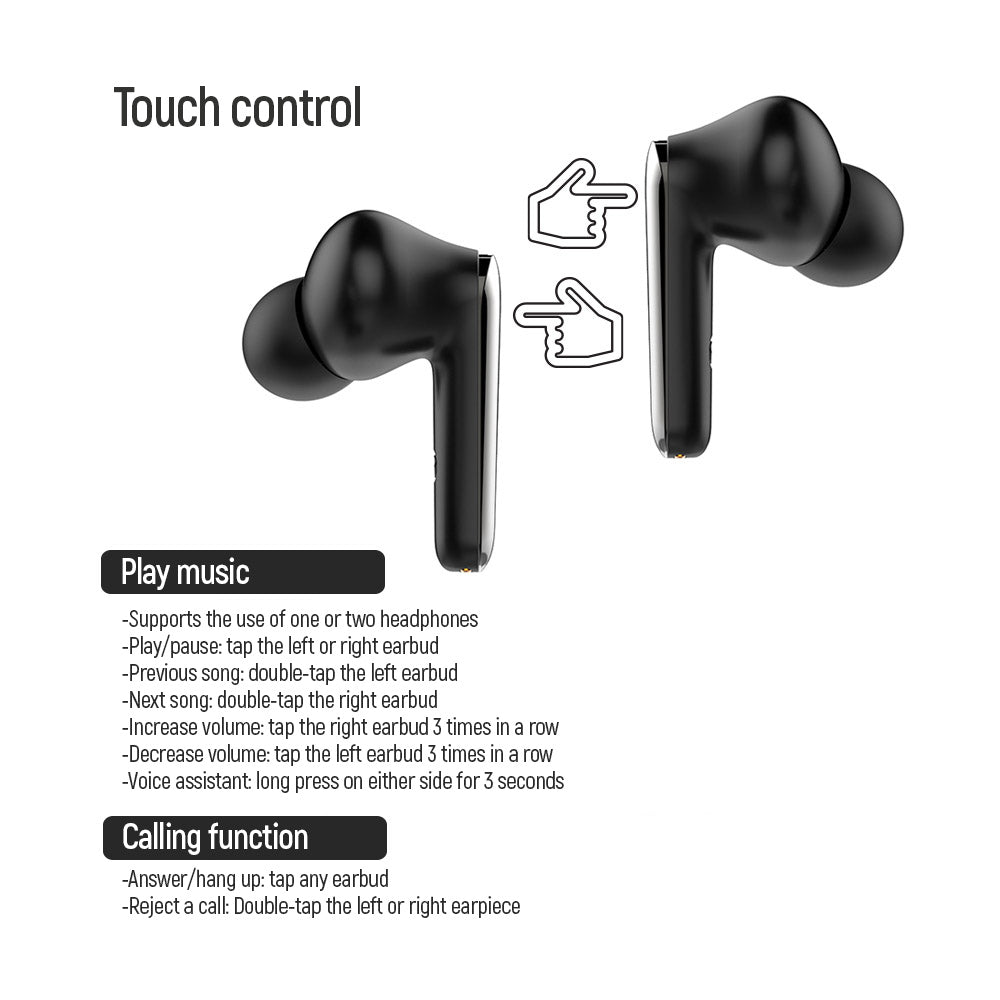 Handsfree Bluetooth ColorWay TWS3, TWS, Sort