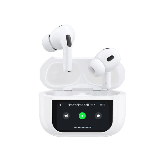 Handsfree Bluetooth Dudao U19 Display, TWS, Hvid