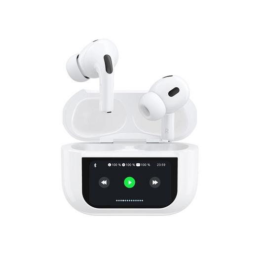 Bluetooth-håndfri Dudao U19 Display, TWS, Hvid, Genforseglet