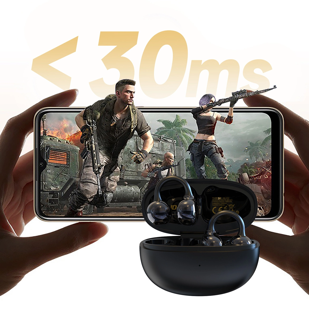 Handsfree Bluetooth Dudao U20, TWS, Sort