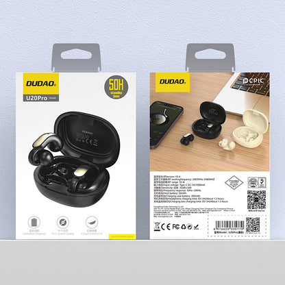 Handsfree Bluetooth Dudao U20, TWS, Sort