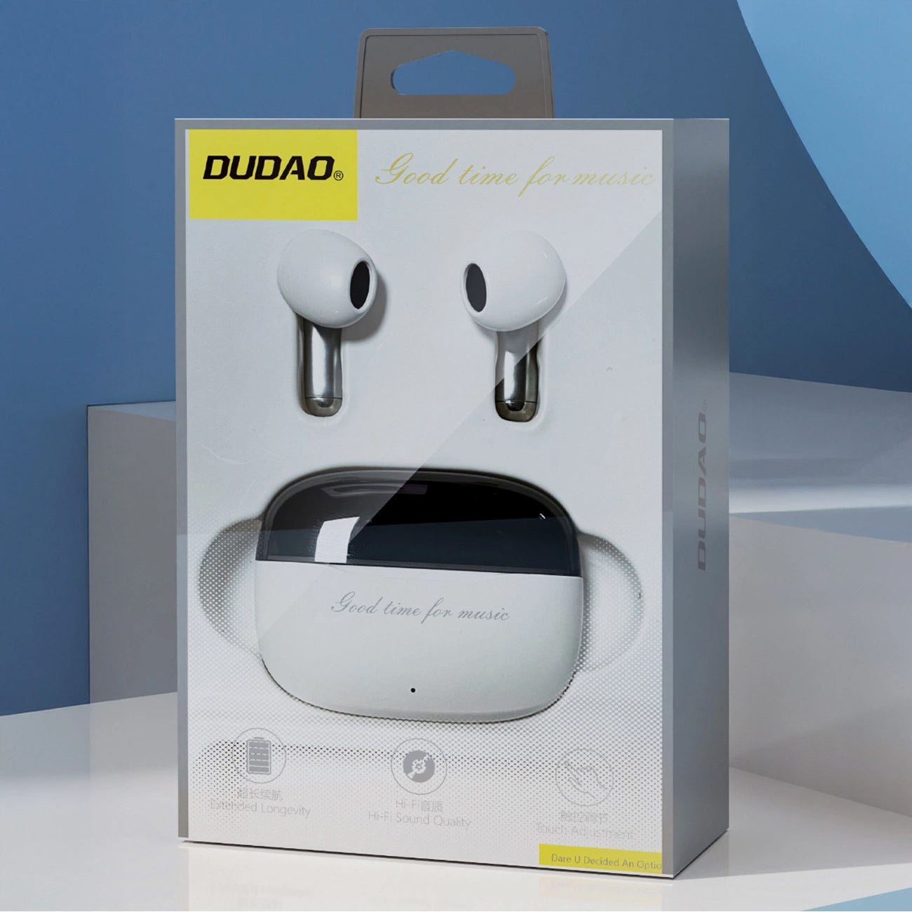 Dudao U8 Bluetooth Handsfree, TWS, White