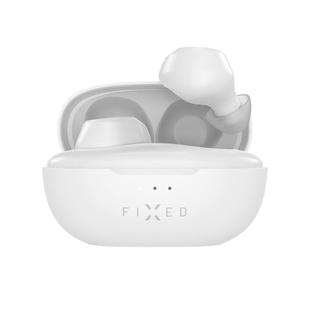 Handsfree Bluetooth Fastgjort, TWS, Hvid