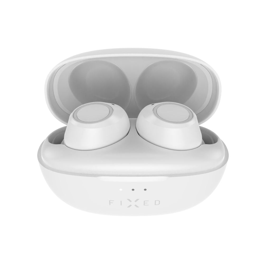 Handsfree Bluetooth Fastgjort, TWS, Hvid