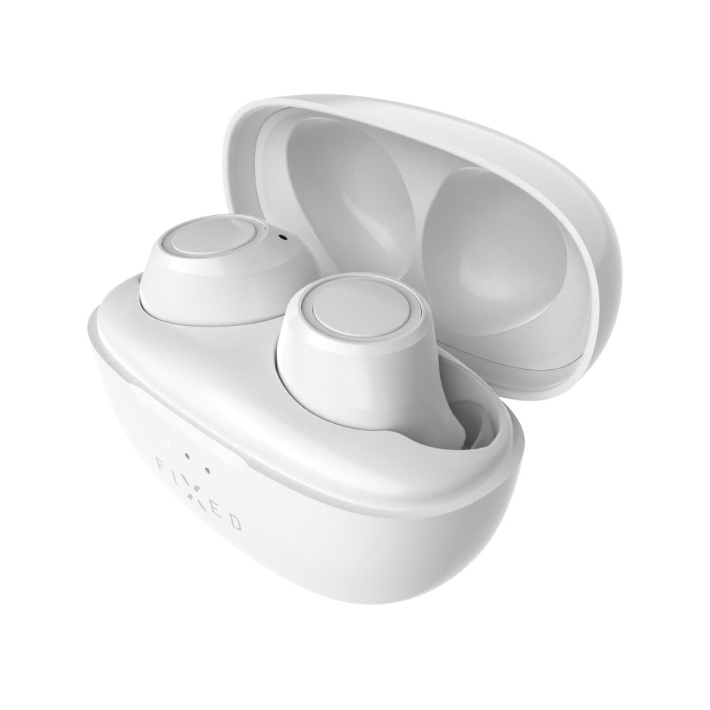 Handsfree Bluetooth Fastgjort, TWS, Hvid