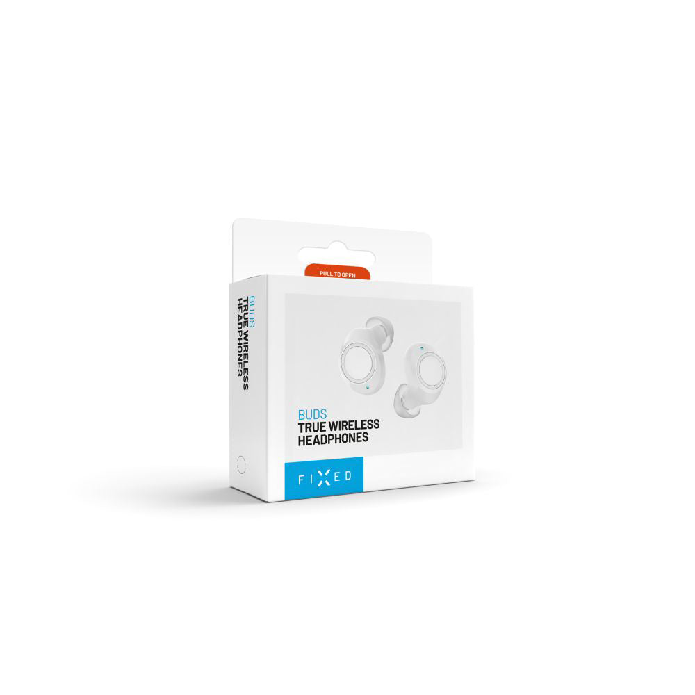 Handsfree Bluetooth Fastgjort, TWS, Hvid
