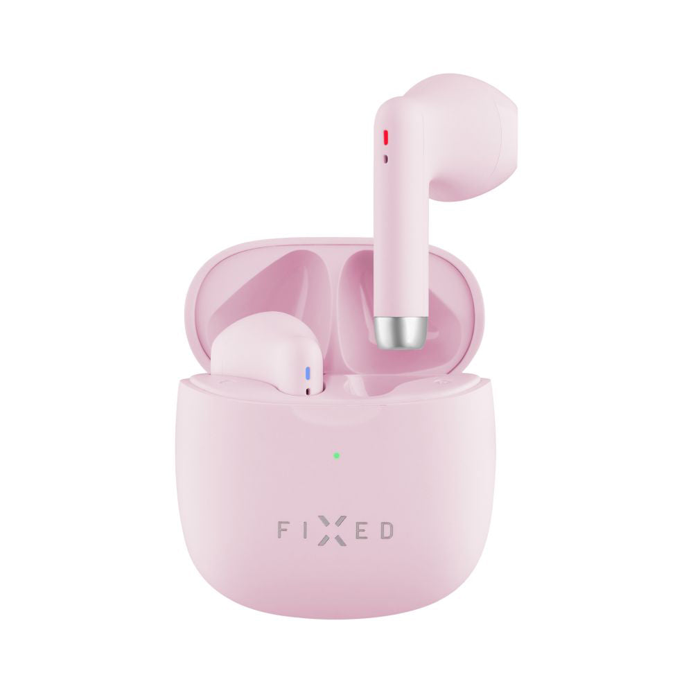 Handsfree Bluetooth Fastgjort, TWS, Pink