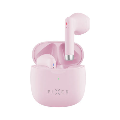 Handsfree Bluetooth Fastgjort, TWS, Pink
