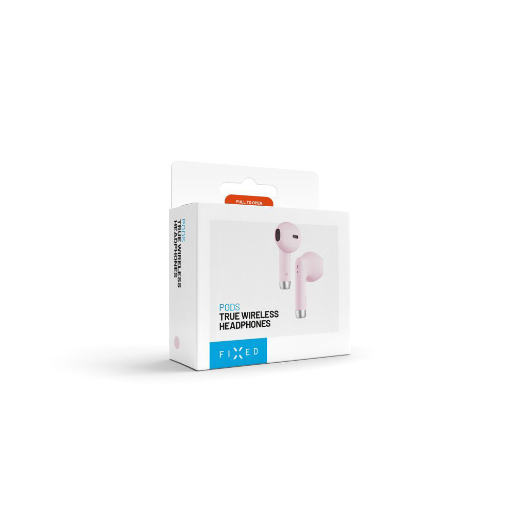 Handsfree Bluetooth Fastgjort, TWS, Pink