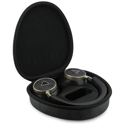 Handsfree Bluetooth Guess 4G Guld Trekant Logo, A2DP, Sort