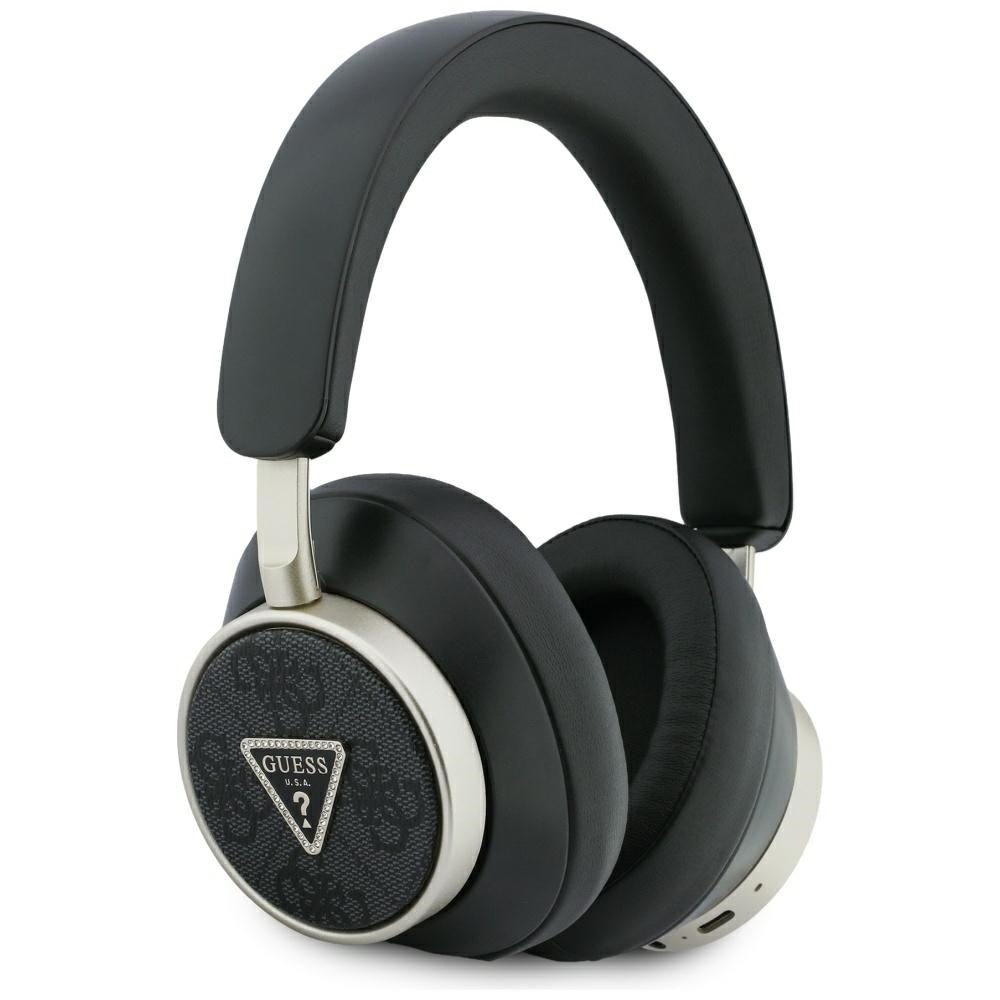 Handsfree Bluetooth Guess 4G Guld Trekant Logo, A2DP, Sort