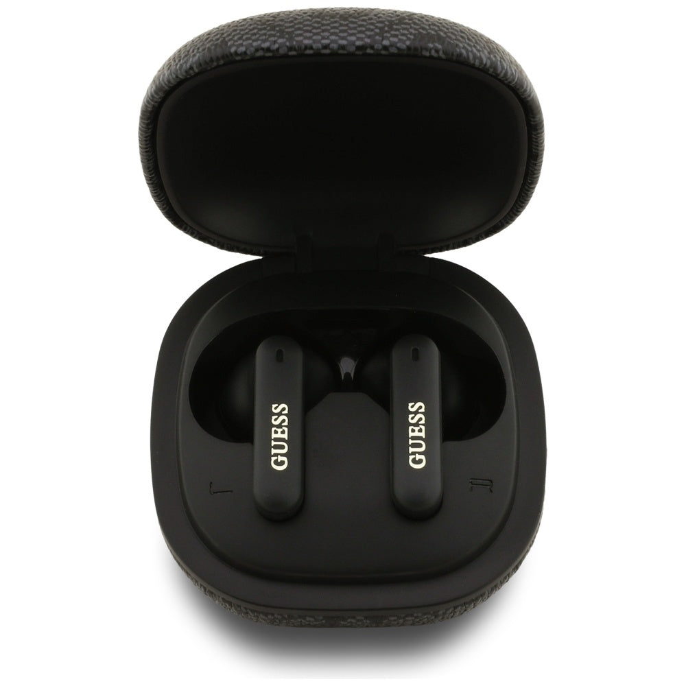 Handsfree Bluetooth Guess 4G Classic Metal Logo, TWS, Sort