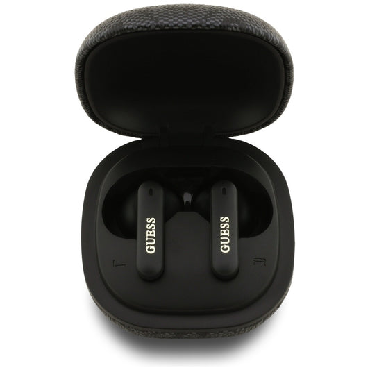 Handsfree Bluetooth Guess 4G Classic Metal Logo, TWS, Sort