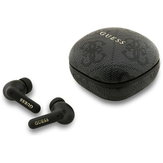 Handsfree Bluetooth Guess 4G Classic Metal Logo, TWS, Sort
